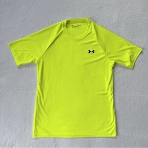Under Armour Men’s Velocity Loose Fit Neon Yellow T-Shirt Size Small